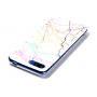Plastový kryt se vzorem mramoru pro Honor 10 - bílý