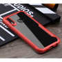 Ipaky čirý kryt s rámečkem pro Huawei Nova 3 - červený
