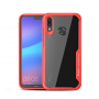 Ipaky čirý kryt s rámečkem pro Huawei Nova 3 - červený