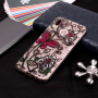 Plastový kryt motýl s krajkou pro Huawei P20 Lite - transparentní