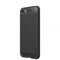Mofi plastový kryt s broušenou texturou pro Huawei Y5 (2018) - černý