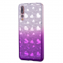 Plastový kryt srdíčka pro Huawei P20 Pro - fialový