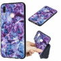 Plastový kryt mramor pro Huawei P20 Lite - fialový
