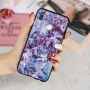 Plastový kryt mramor pro Huawei P20 Lite - fialový