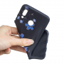 Plastový kryt modré květiny pro Huawei Nova 3i - černý