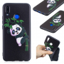 Plastový kryt panda pro Huawei Nova 3i - černý