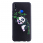 Plastový kryt panda pro Huawei Nova 3i - černý