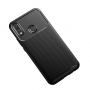 Plastový kryt s texturou karbonu pro Huawei Nova 3i - černý