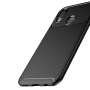 Plastový kryt s texturou karbonu pro Huawei Nova 3i - černý