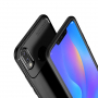 Plastový kryt s texturou karbonu pro Huawei Nova 3i - černý