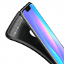 Plastový kryt s texturou karbonu pro Huawei Nova 3i - černý