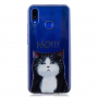 Plastový kryt kocour pro Huawei Nova 3i - transparentní