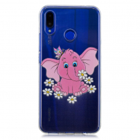 Plastový kryt slon pro Huawei Nova 3 - transparentní 