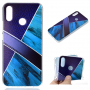 Plastový kryt materiály pro Huawei Nova 3i - modrý