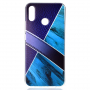 Plastový kryt materiály pro Huawei Nova 3i - modrý