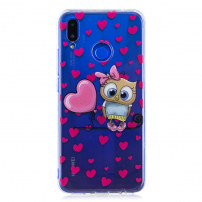 Plastový kryt sova pro Huawei Nova 3i - transparentní