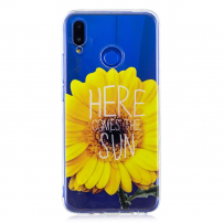 Plastový kryt slunečnice pro Huawei Nova 3i - transparentní