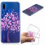 Plastový kryt růžový strom pro Huawei Nova 3i - transparentní