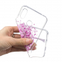 Plastový kryt růžový strom pro Huawei Nova 3i - transparentní