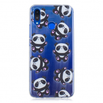 Plastový kryt pandy pro Huawei Nova 3i - transparentní