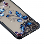 Plastový embosovaný kryt Motýl a květina pro Huawei P Smart - transparentní