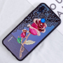Plastový embosovaný kryt růže pro Huawei Nova 3i - transparentní