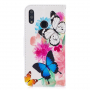Flipové pouzdro motýli pro Honor 10 Lite / Huawei P Smart (2019) - barevné