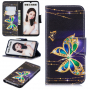 Flipové pouzdro motýl pro Honor 10 Lite / Huawei P Smart (2019) - černé