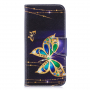 Flipové pouzdro motýl pro Honor 10 Lite / Huawei P Smart (2019) - černé
