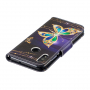 Flipové pouzdro motýl pro Honor 10 Lite / Huawei P Smart (2019) - černé