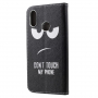 Flipové pouzdro Don't touch my phone pro Honor 10 Lite - černé