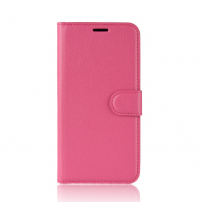 Flipové pouzdro s texturou kůže pro Huawei P30 Pro - růžové