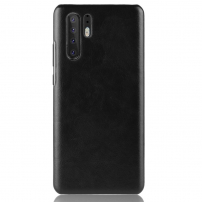 Kožený kryt pro Huawei P30 Pro - černý