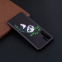 Plastový kryt panda s bambusem pro Huawei P30 Pro - černý
