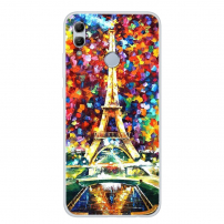Plastový kryt Eiffelovka pro Honor 10 Lite - barevný