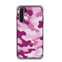 Nxe maskáčový plastový kryt pro Huawei P30 Pro - růžový