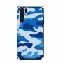 Nxe maskáčový plastový kryt pro Huawei P30 Pro - modrý