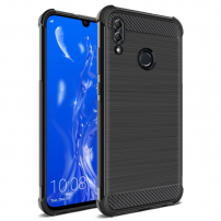 Imak Vega kryt s broušenou texturou pro Huawei P Smart (2019) / Honor 10 Lite - černý