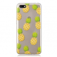 Plastový kryt ananas pro Huawei Y5 (2018) - transparentní