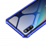 Kryt s kovovým rámečkem a tvrzeným sklem pro Xiaomi Mi 9 - modrý
