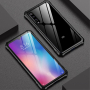 Kryt s kovovým rámečkem a tvrzeným sklem pro Xiaomi Mi 9 - černý
