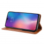 Flipové koženkové pouzdro vintage pro Xiaomi Mi 9 - hnědé