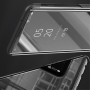 Zrcadlové flipové pouzdro pro Xiaomi Mi 9 - černé
