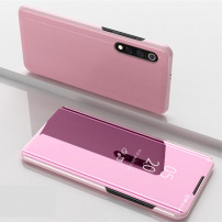 Zrcadlové flipové pouzdro pro Xiaomi Mi 9 - růžovozlaté