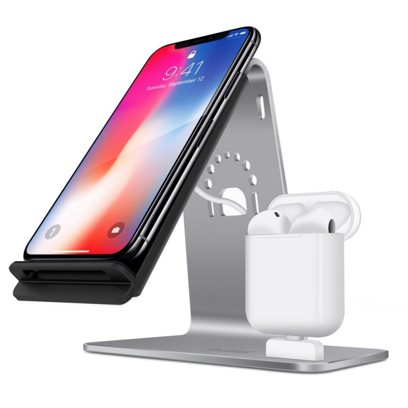 Bestand Nabijeci Stanice Pro Airpods S Qi Nabijenim Iphone X 8 8 Plus Samsung Galaxy S8 Seda Justking Cz